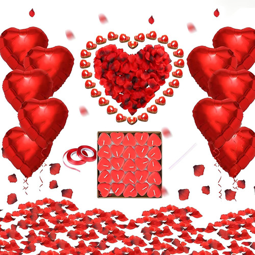 Kit san valentino - 50, candele