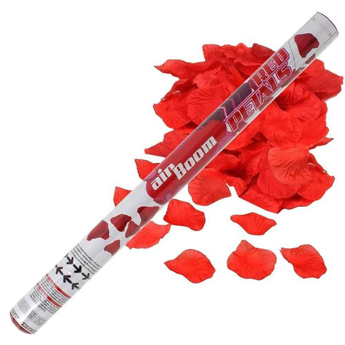 Tubo spara cuori petali rossi - spara,